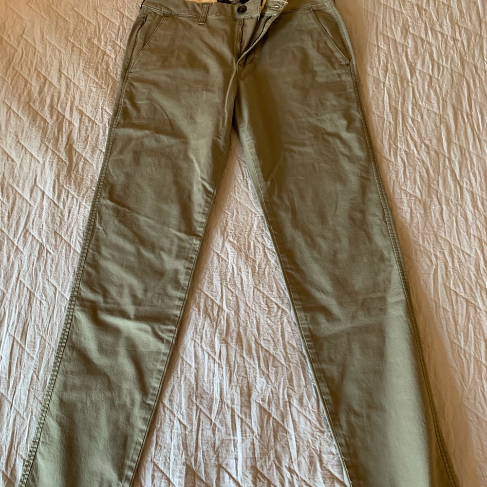 Hollister Olive Skinny Chino Pants